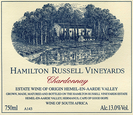 Hamilton Russell Chardonnay label
